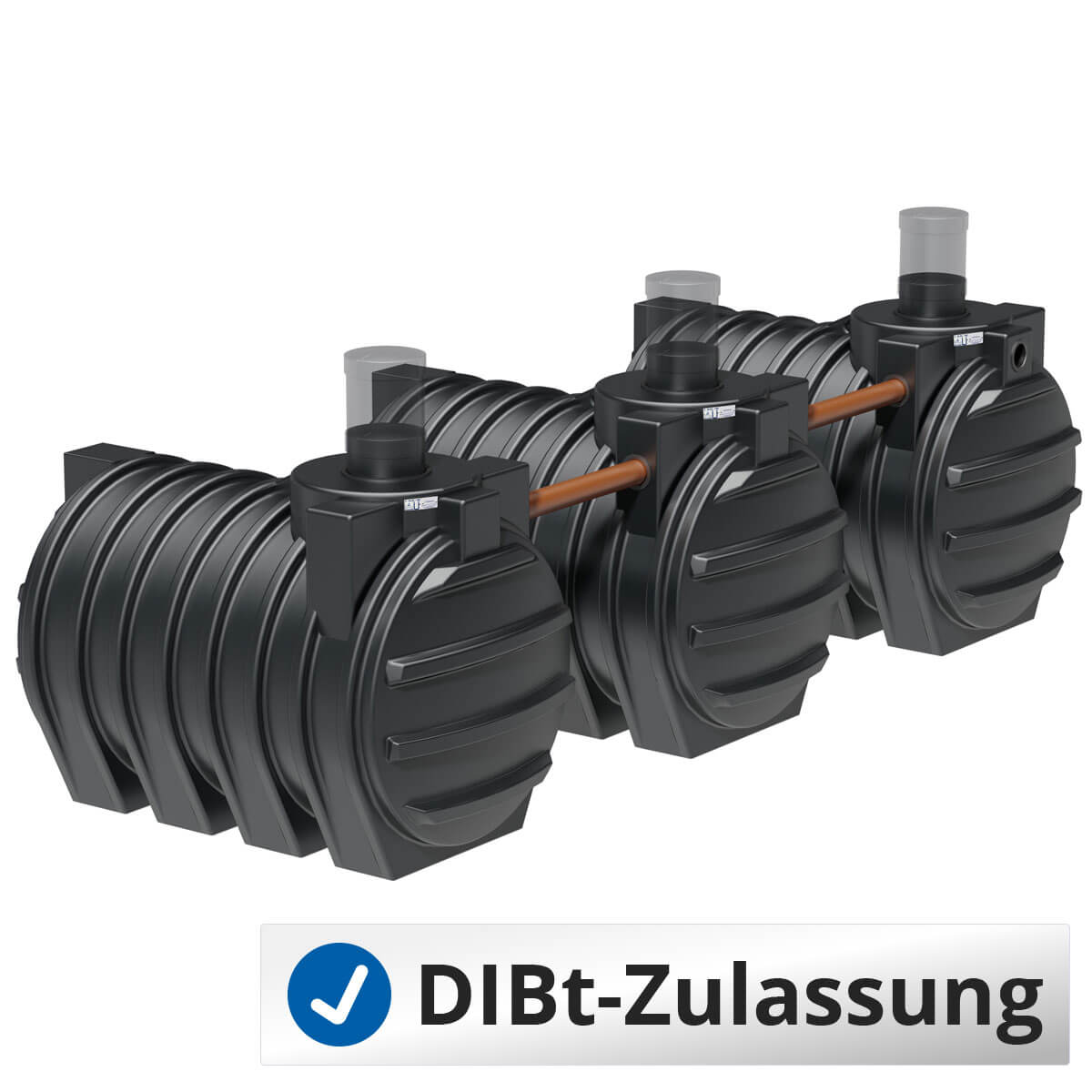 Abwassersystem AQa.Line 9000 Liter (mit DIBt-Zulassung) – grundwasserstabil