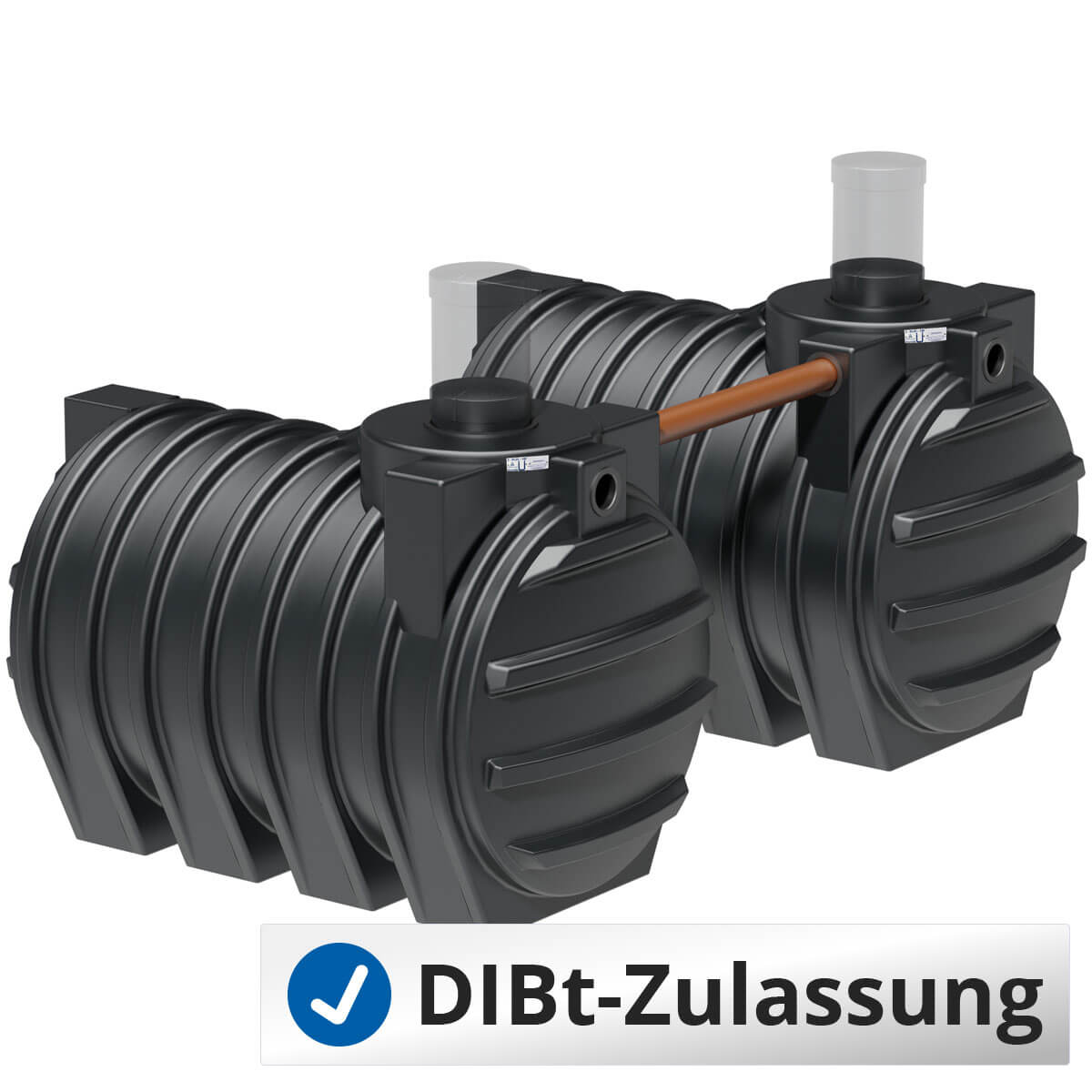 Abwassertank AQa.Line 6000 Liter Duo (mit DIBt-Zulassung)