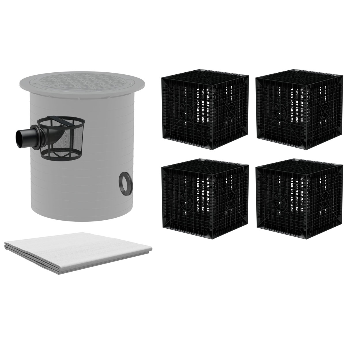 AQa.Line Sickerbox Set "pro" inkl. Vorfilter